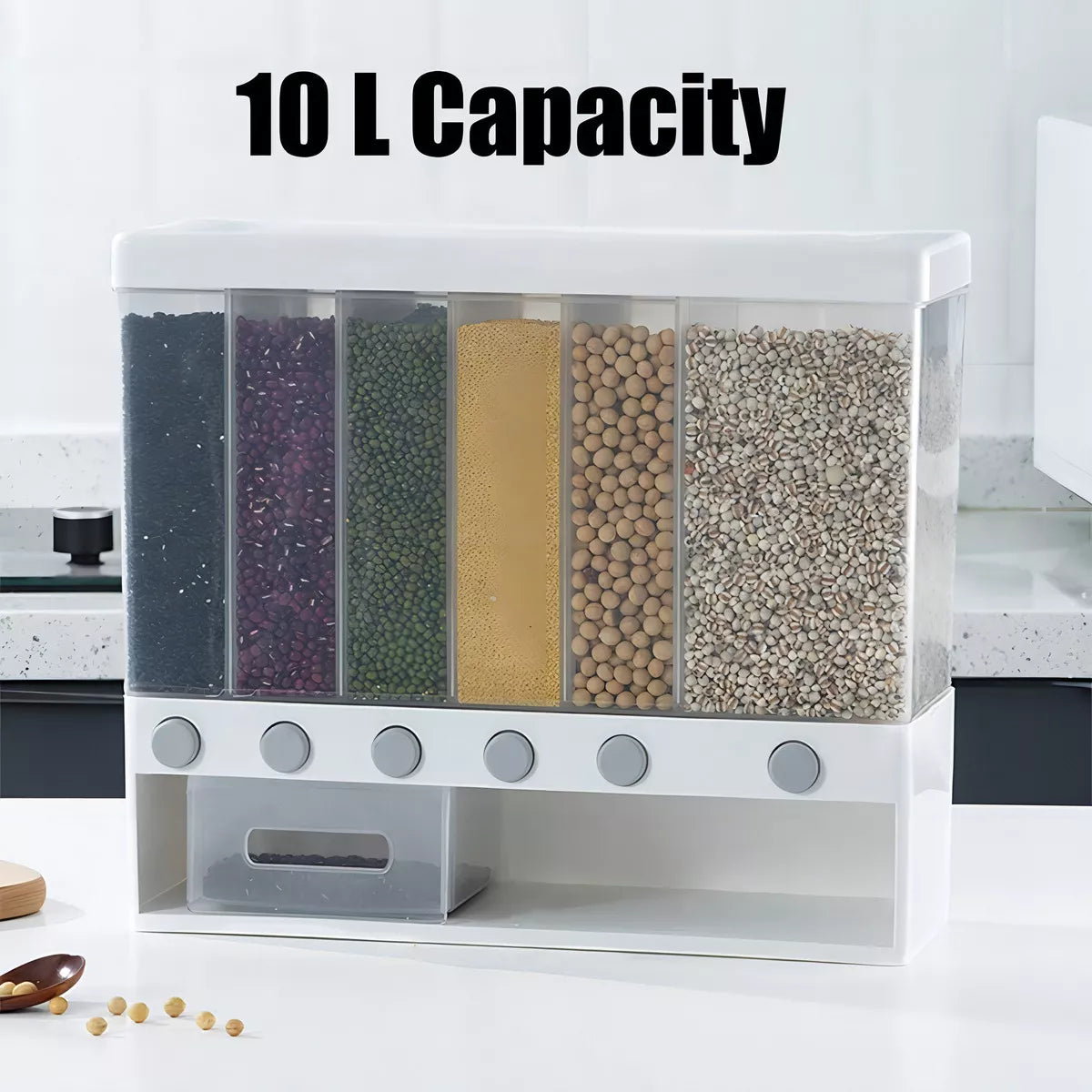 MULTIGRAIN DISPENSER™ - Dispensador de granos con 6 divisiones